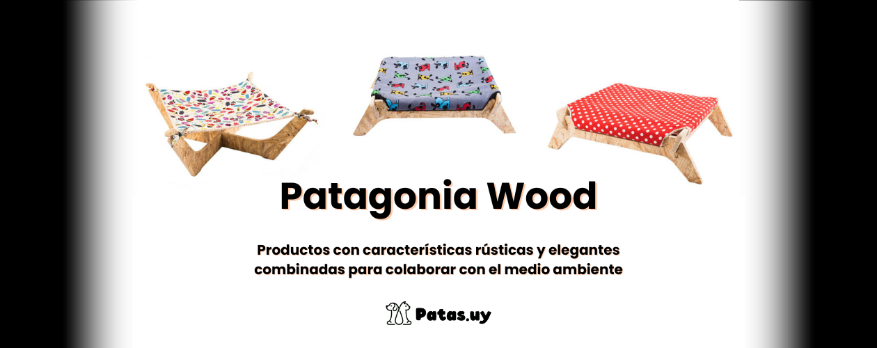 camas para perros en madera rústica